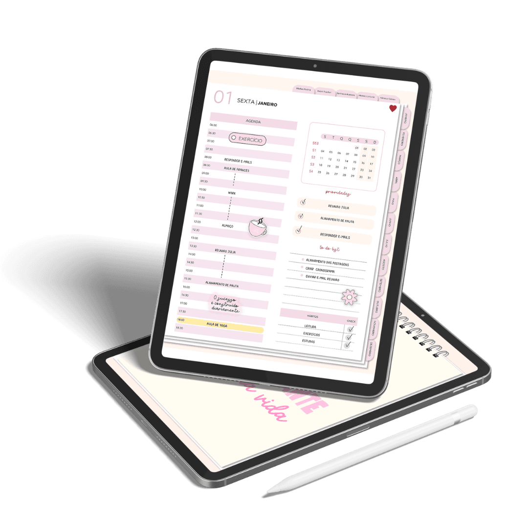 Produtos criados no Método Planner Digital Pro